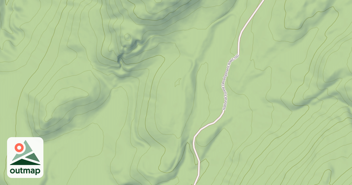 Map of USFS Motor Vehicle Use Map Roads {A26AA986-EB4E-41A3-8656-A99D09C1FC44}