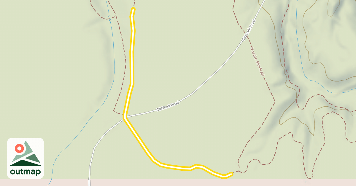 Map of Nordic Ski Trail