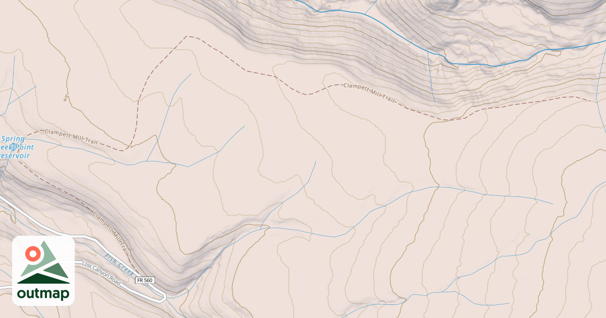 Map of CLAMPETT MILL