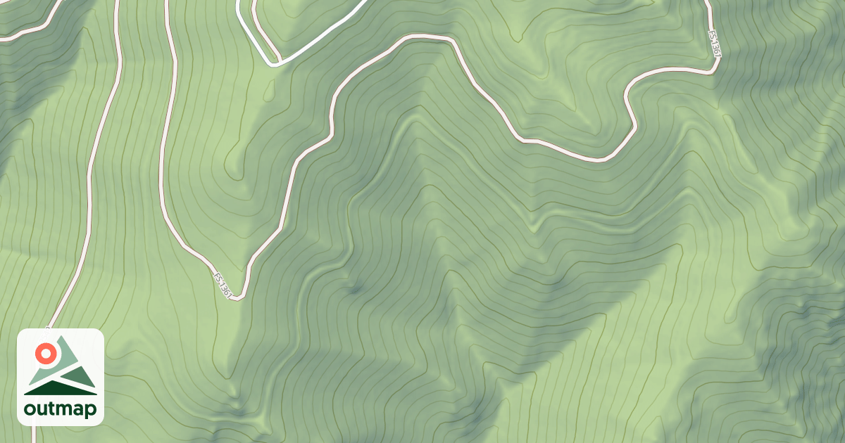 Map of (FDR) SKALKAHO CREEK