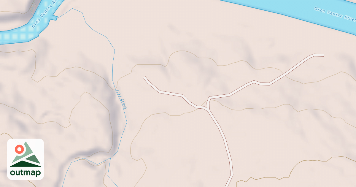 Map of GROS VENTRE DISP REC SITE