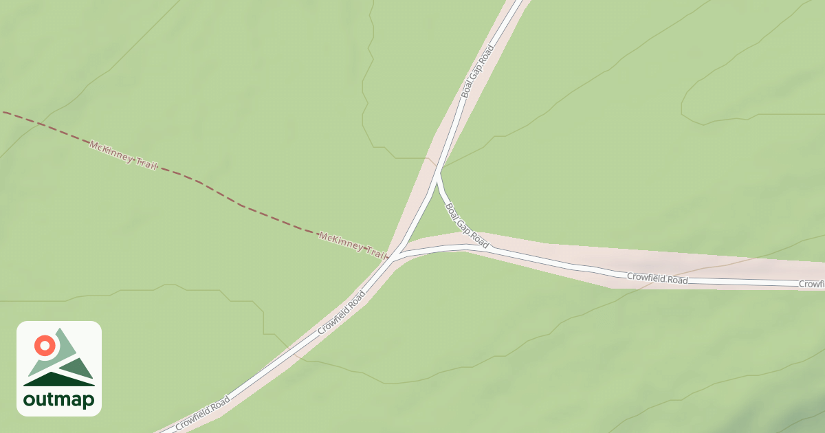 Map of Rothrock State Forest Seven Mountains Snowmobile Trails