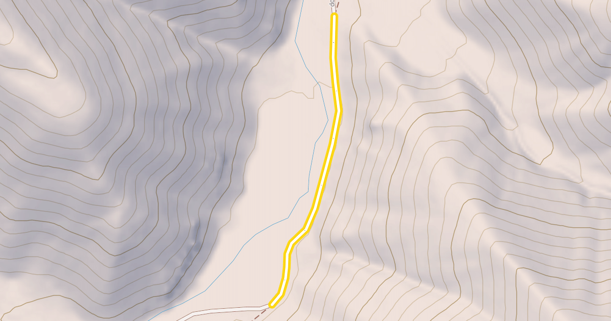Map preview of Game Creek Trail