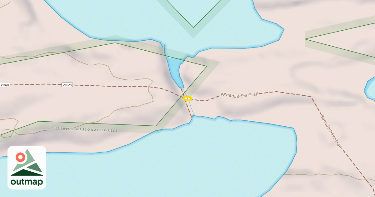 Map of Banadad Ski Trail