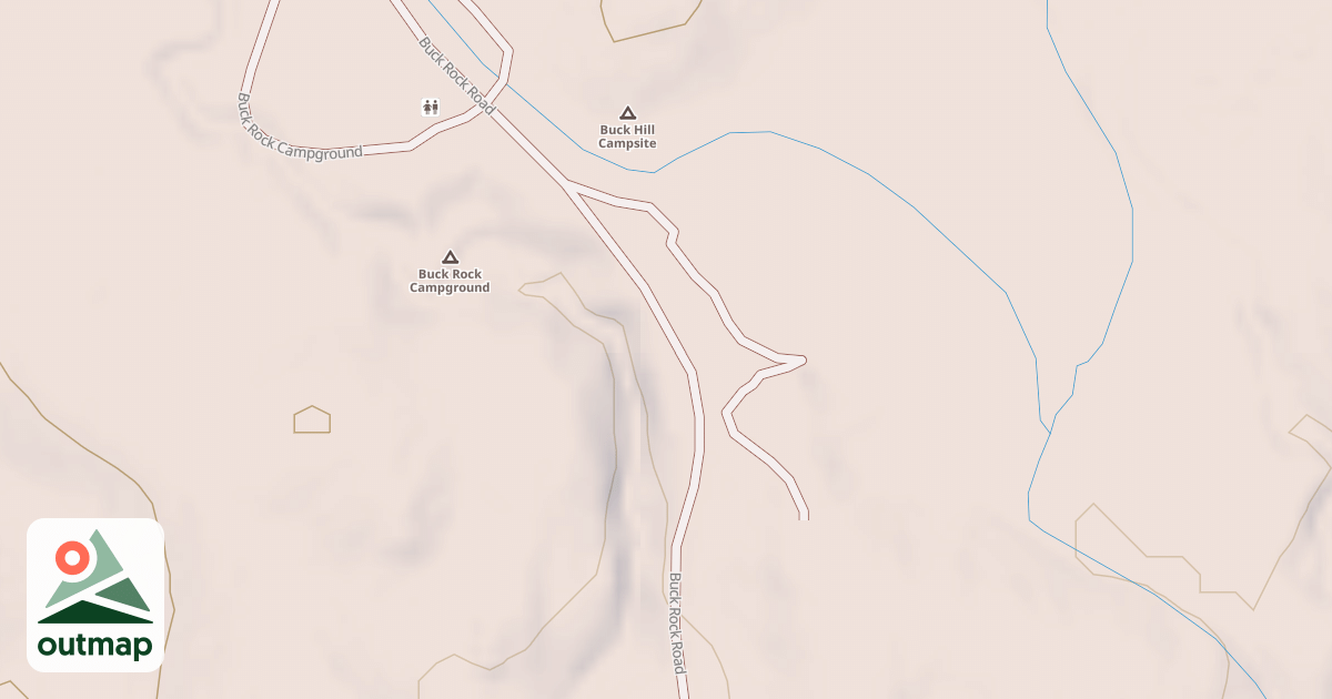 Map of BUCK ROCK