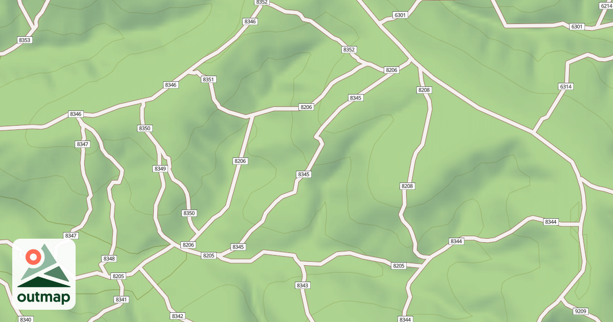 Map of USFS Motor Vehicle Use Map Trails 19955