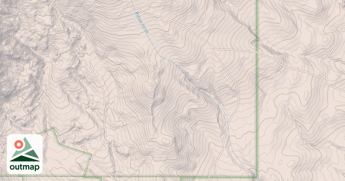 Map of WILLOW DRAW