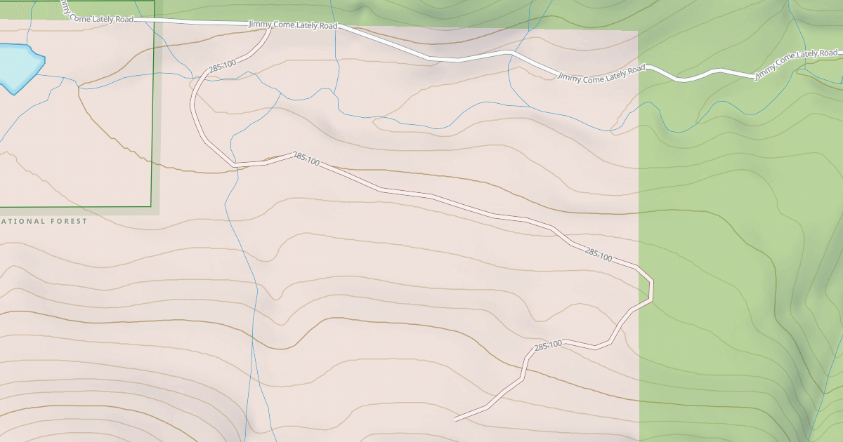 Map preview of USFS National Forest System Roads {C200C503-741F-482D-80FB-462AAFFF54CF}