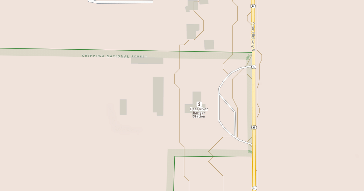 Map preview of DEER RIVER REAR ADMIN PARKING