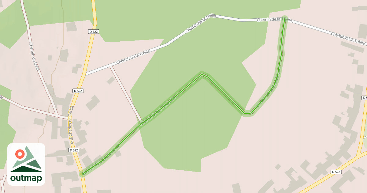 Map of Chemin de la Grande Cour
