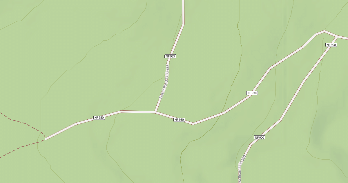 Map preview of USFS Motor Vehicle Use Map Roads {44F96C5D-EB26-4DD7-8053-A2B917A8F8E7}