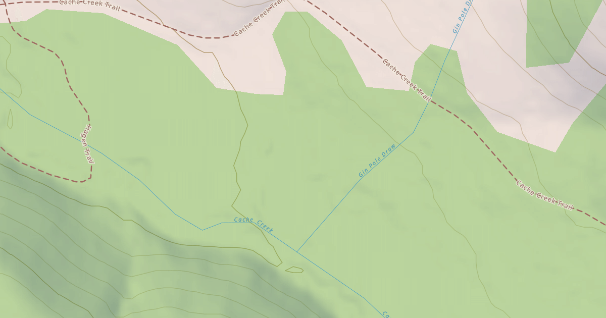 Map preview of Cache Creek Snow