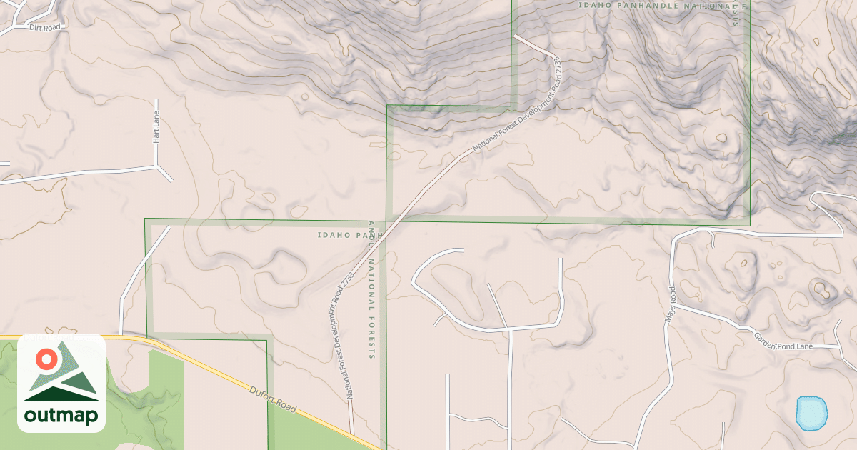 Map of DUFORT