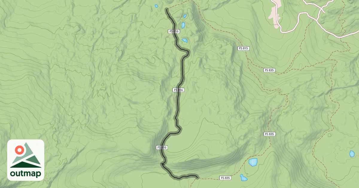 Map of Wapiti Trail