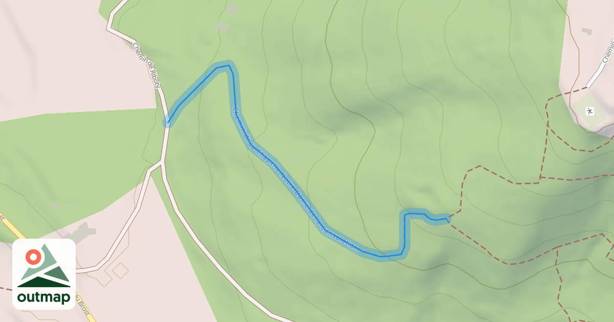 Map of Chemin de la Chapelle Notre-Dame-de-la-Consolation
