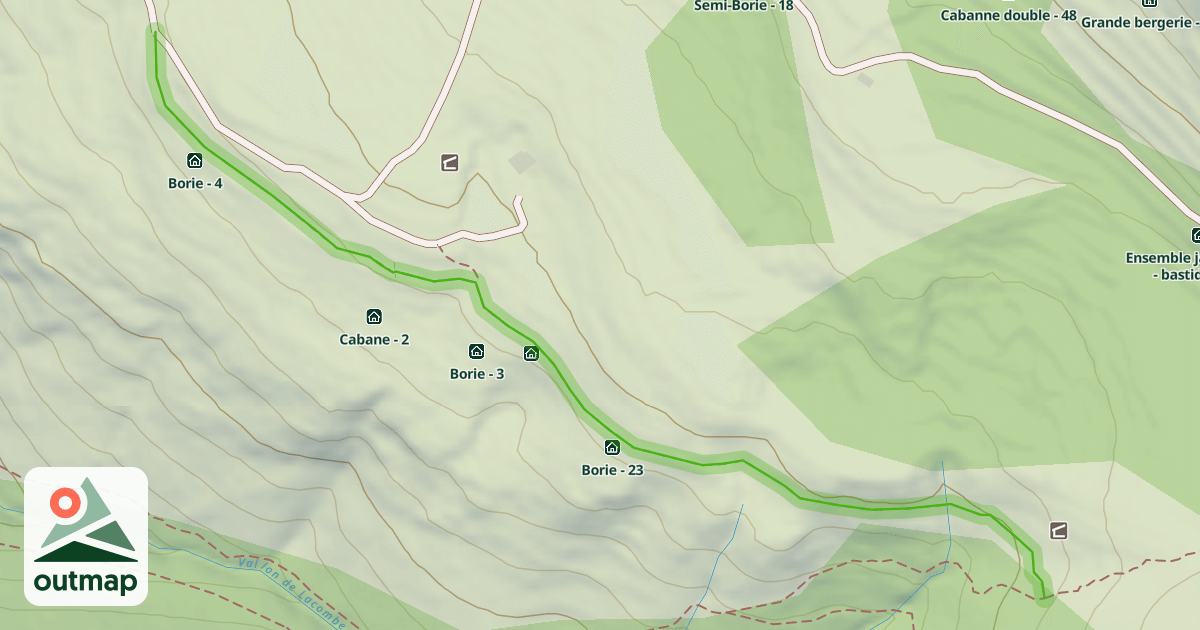 Map of Ancien Chemin de Canaux