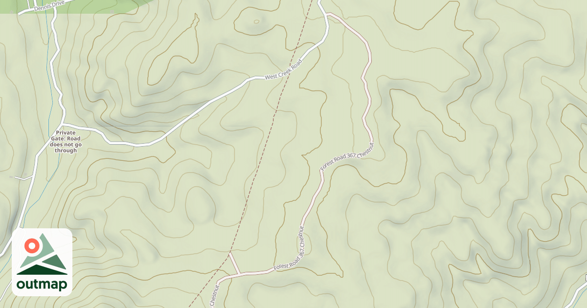Map of CHESTNUT