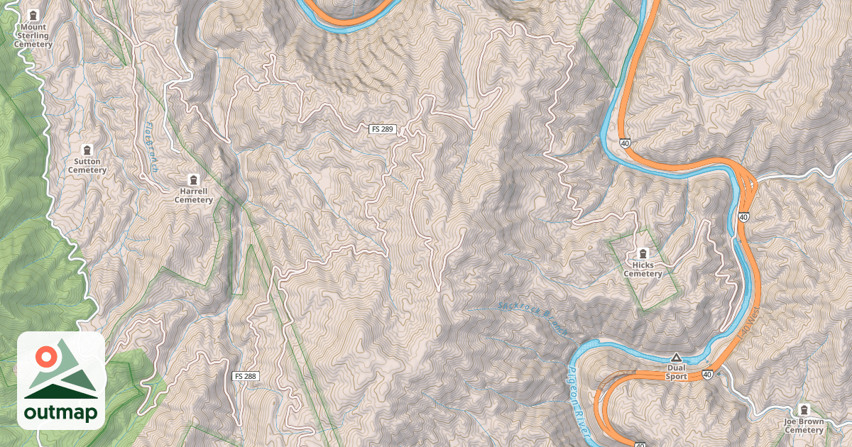 Map of BUZZARD ROOST