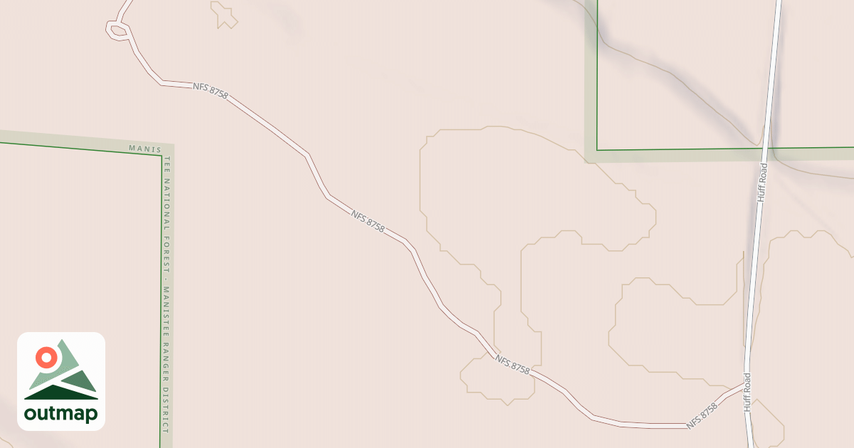 Map of 8758