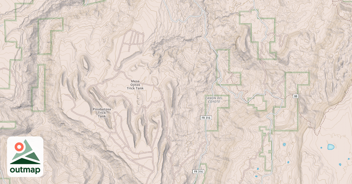 Map of LOMA REDONDA
