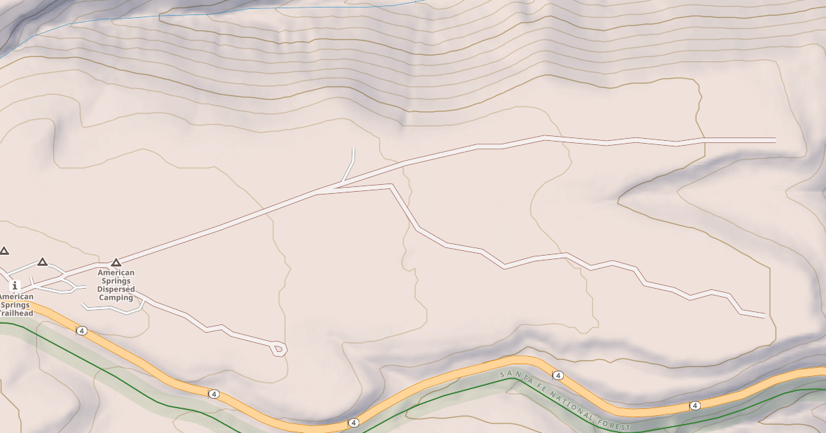 Map preview of USFS National Forest System Roads {C2CF718C-D8D2-4836-9A00-7E31A3609F77}