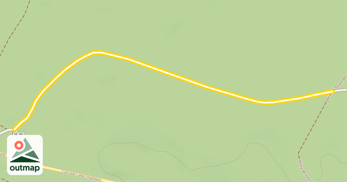 Map of Todd Lake Trail