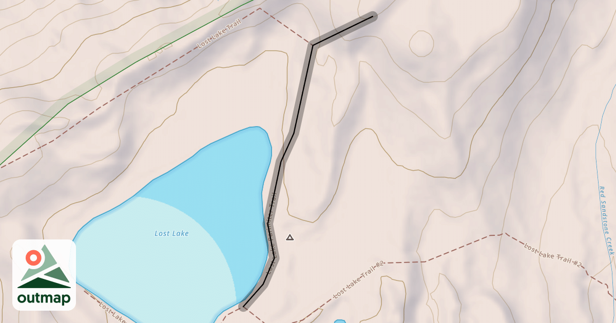 Map of Lost Lake Parimiter Trail