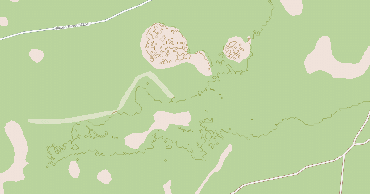 Map preview of USFS National Forest System Roads {016F0989-30D7-4616-8F62-F9C199301A27}