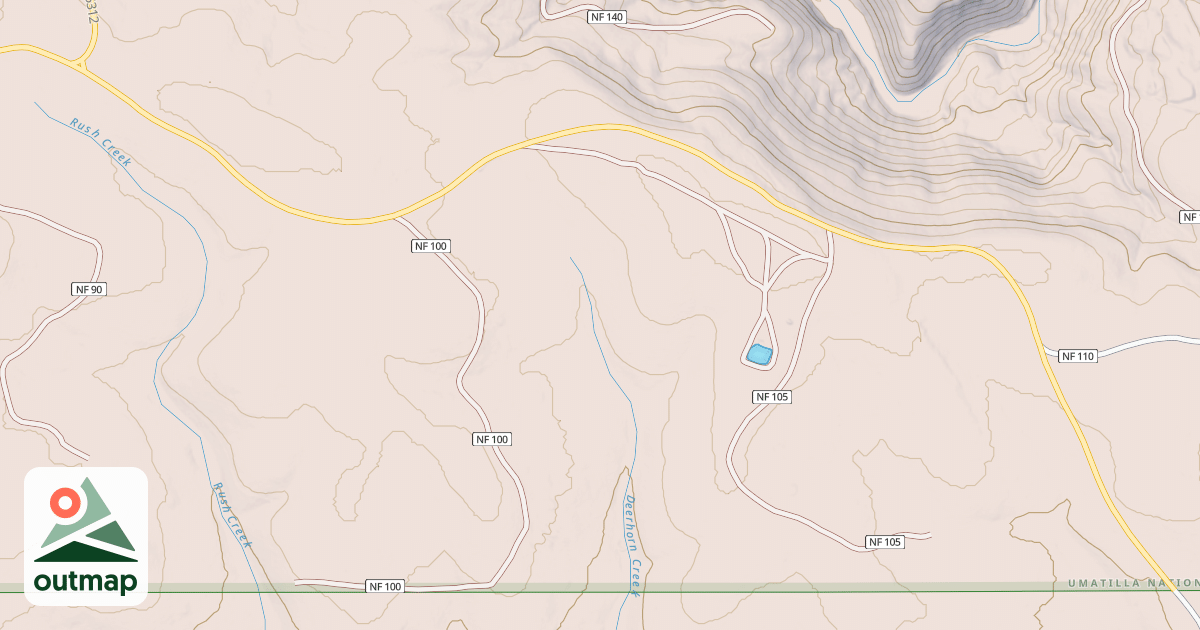 Map of USFS Motor Vehicle Use Map Roads {25A2C062-1FBF-4287-9088-A733456CDC77}