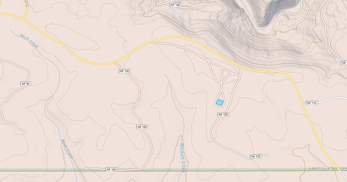 Map preview of USFS Motor Vehicle Use Map Roads {25A2C062-1FBF-4287-9088-A733456CDC77}