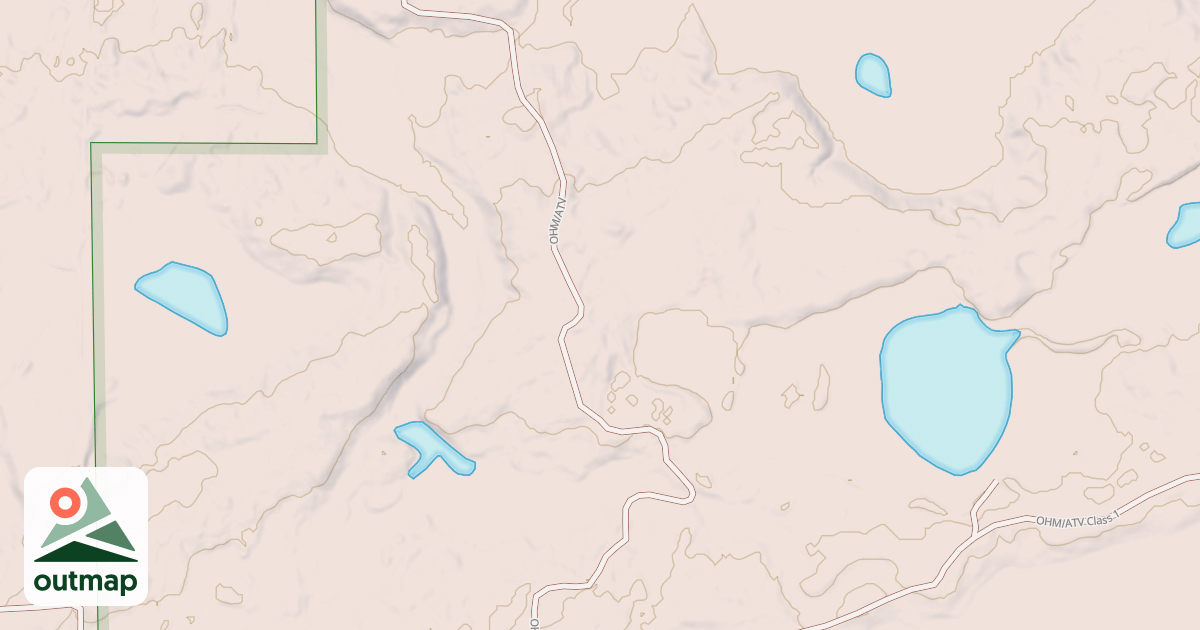 Map of Matthew Lourey State Trail