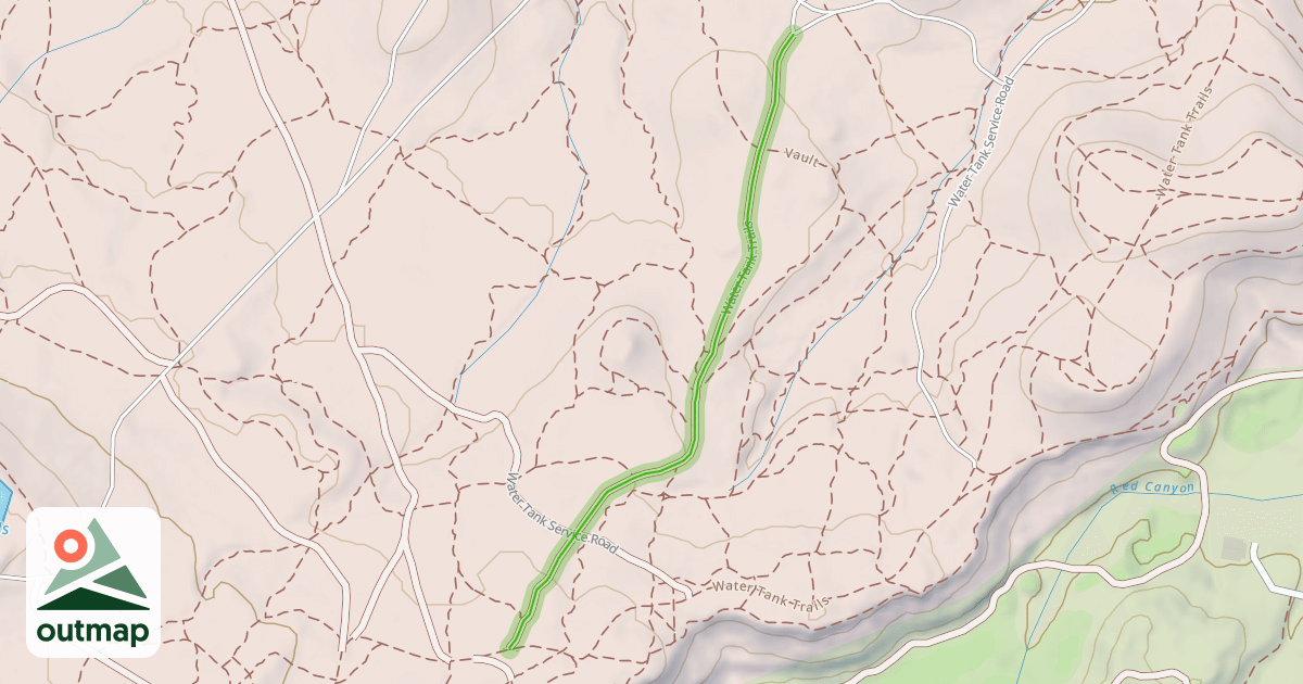 Map of Water Tank Trails