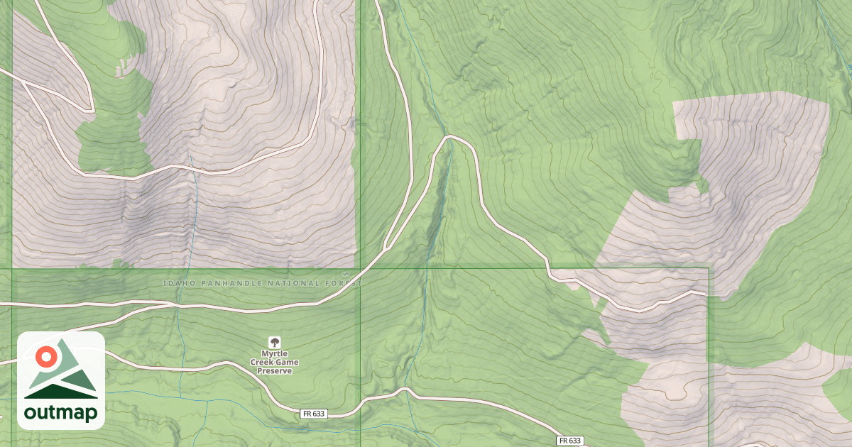Map of MYRTLE BASIN