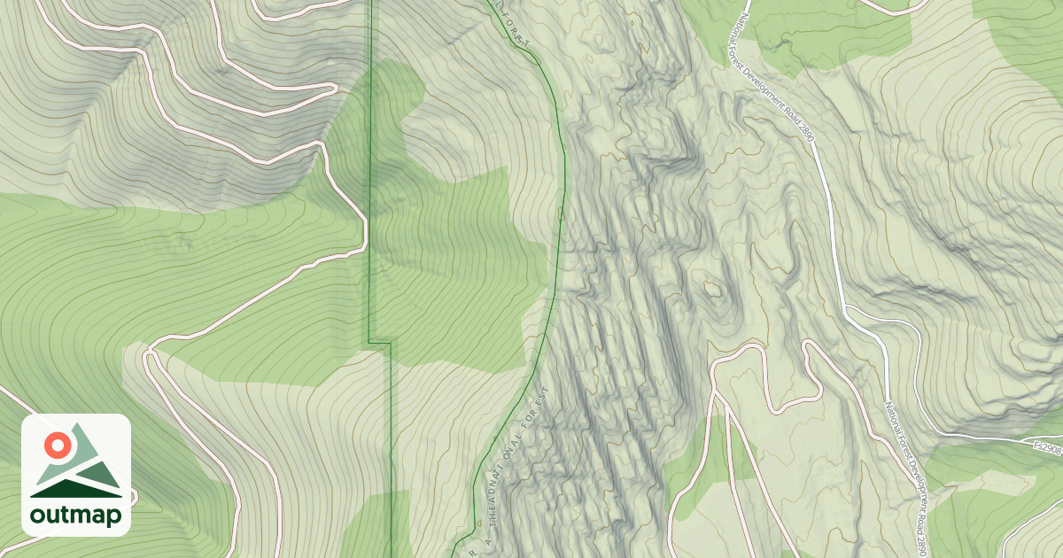 Map of Elk Mtn.