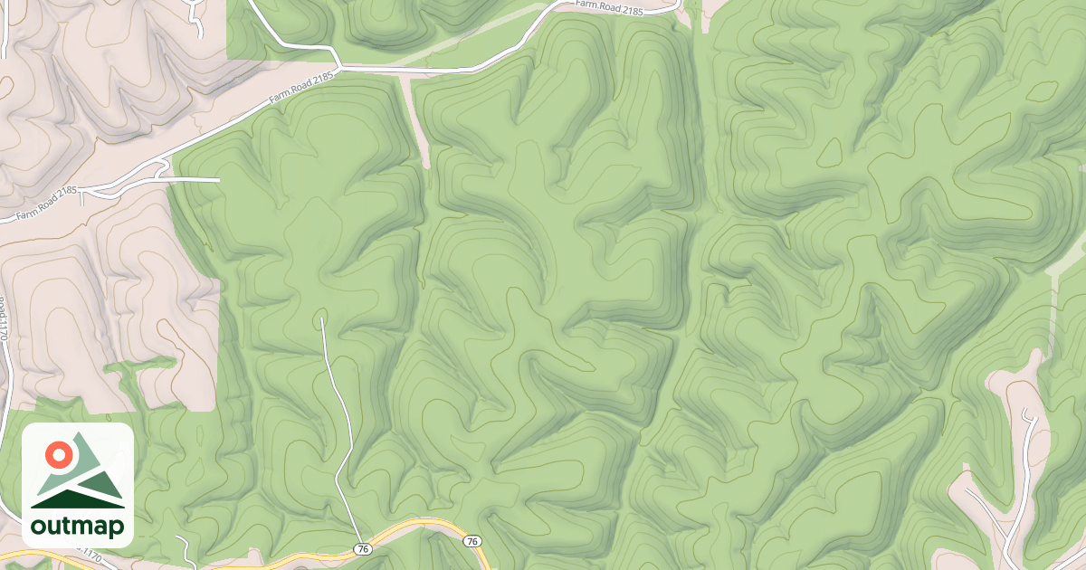 Map of FR 1182