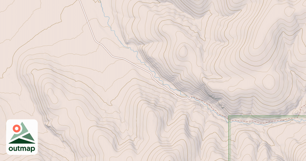 Map of SKULL CREEK SPUR B