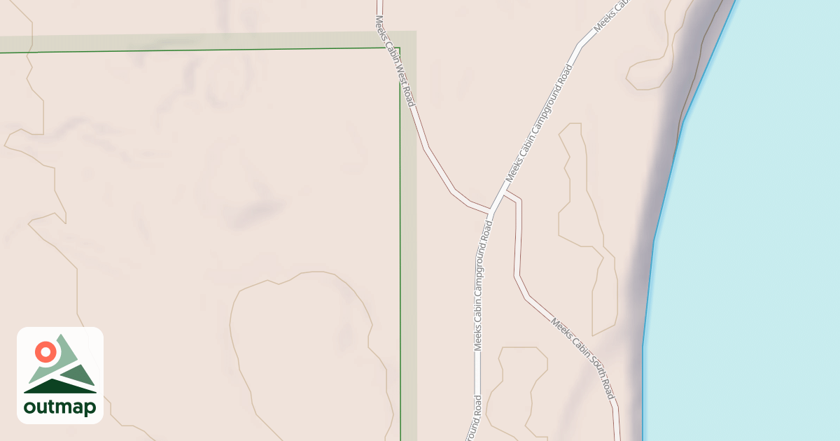 Map of MEEKS CABIN NORTH