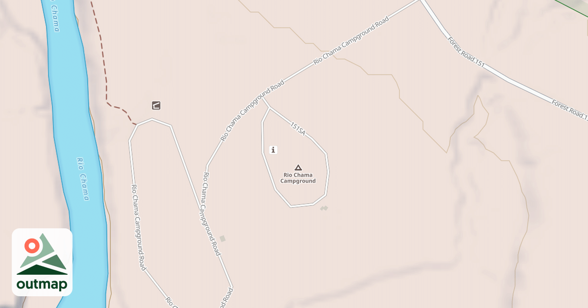 Map of RIO CHAMA CG LOOP
