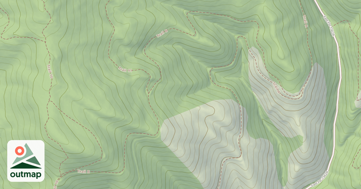 Map of Canfield Mtn Tr Cmplex Trail-B