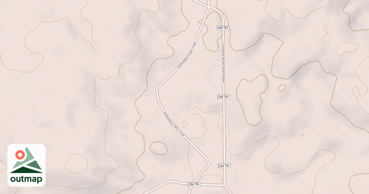 Map of Kalkaska Trail