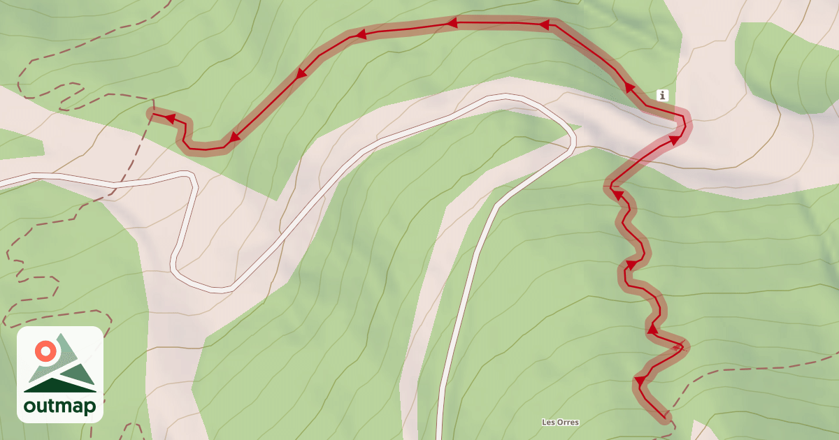 Map of DH Coupe de France