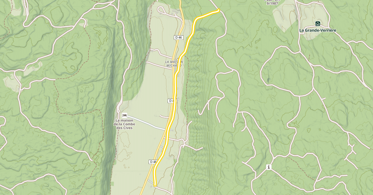 Map preview of Transjurassienne (itinéraire course uniquement)