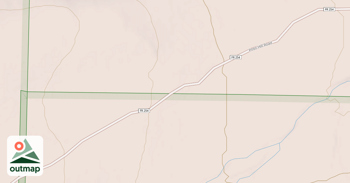 Map of POSO HILL