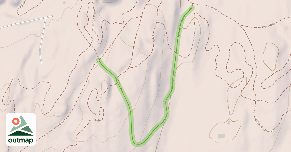Map of Heifier Pasture