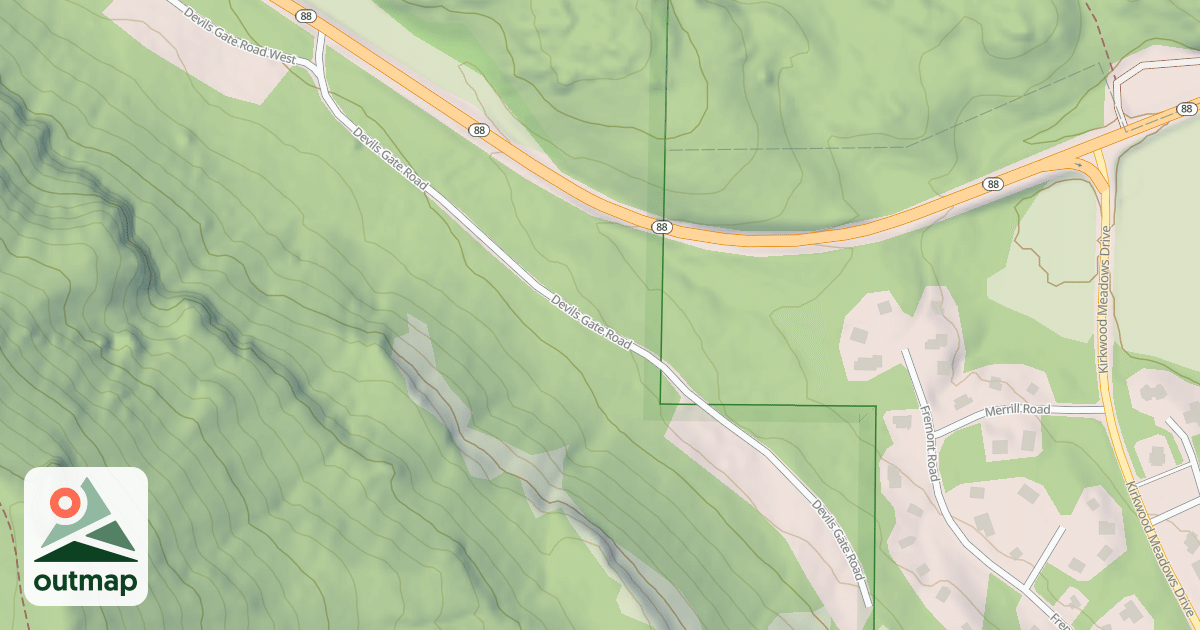 Map of DEVILS GATE SUMMER HOME