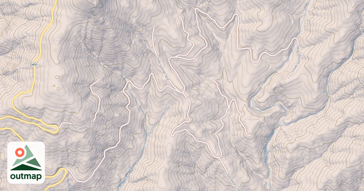 Map of CHUTE SPRINGS