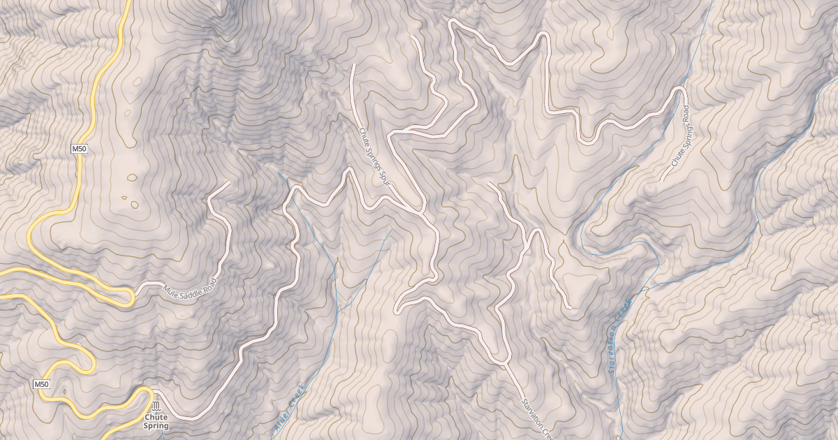 Map preview of CHUTE SPRINGS
