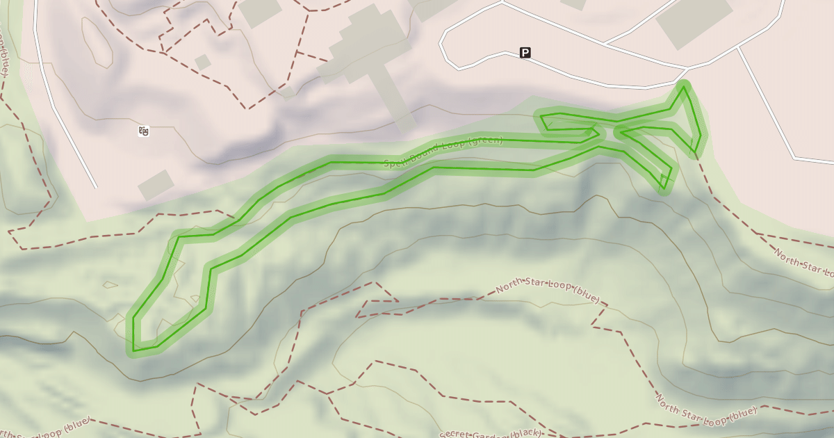 Map preview of Spell Bound Loop (green)