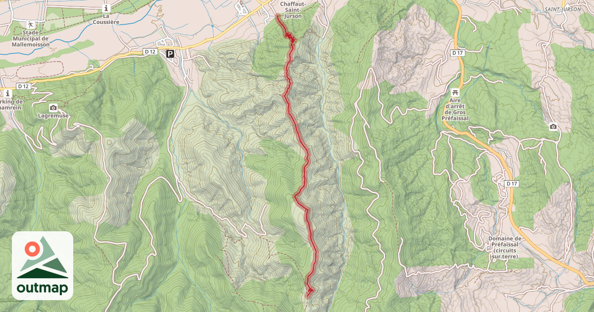 Map of crête du Pic d'Alize intégral