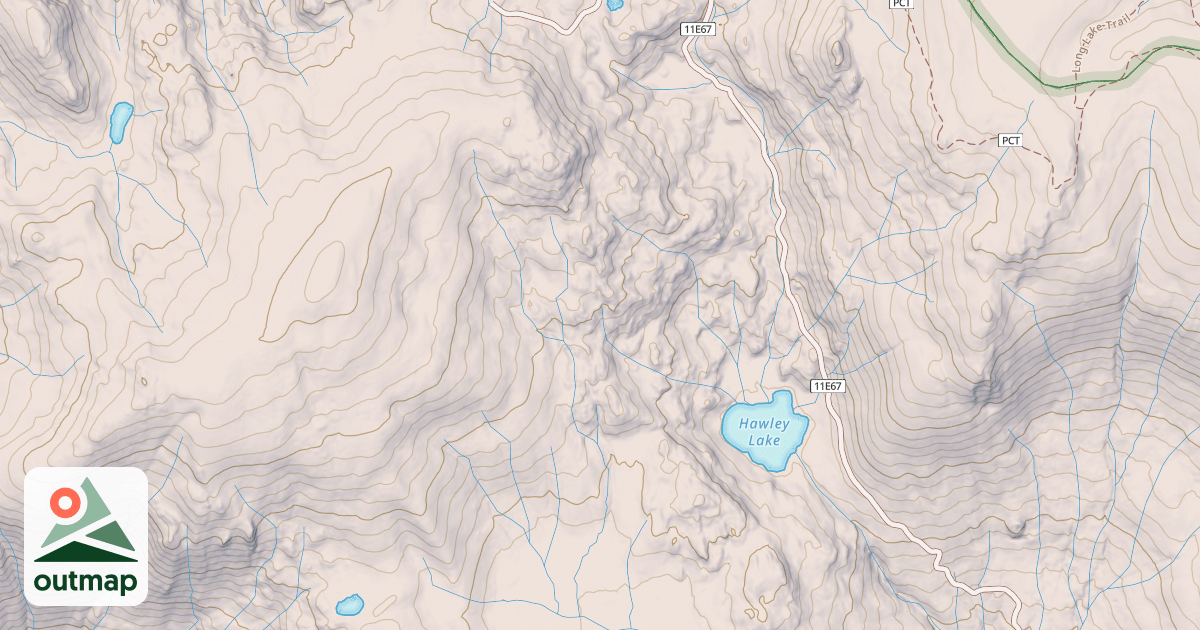 Map of USFS Motor Vehicle Use Map Trails 15844